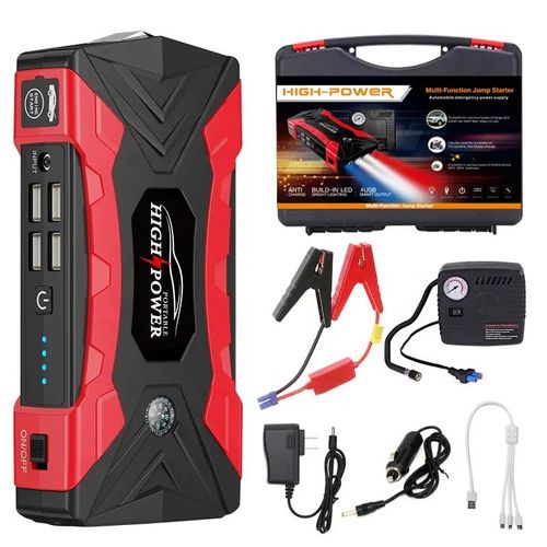 1 High Power Portable Car / Motor Battery Jump Starter and Tyre Air Compressor - Image 1